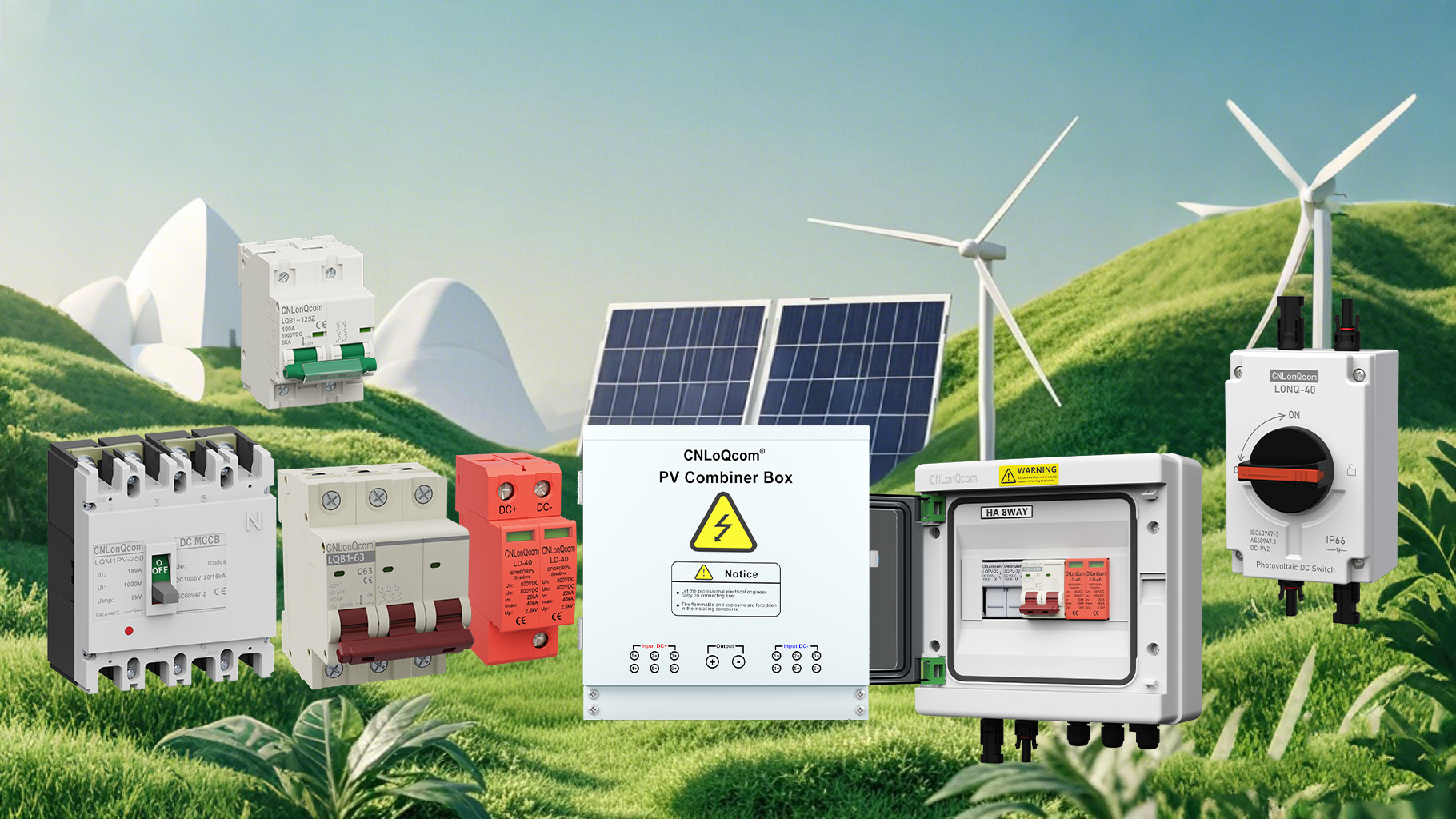 Soluções elétricas eficientes e confiáveis ​​- CNLONQCOM capacita sua energia verde Future Future