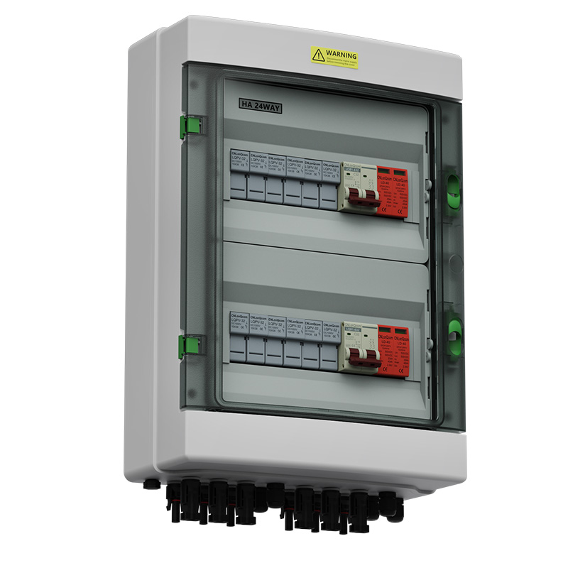PV Combiner Box 6 em 2 out DC500V